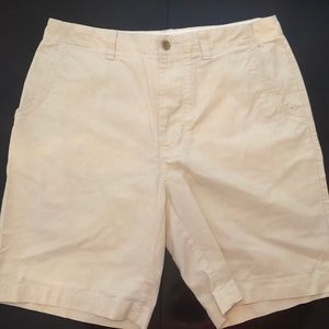 Off White Khaki Shorts